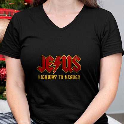 Christian Tee, Christian Faith Unisex T-Shirt/Hoodie/Sweatshirt HLT00 -Christ Jesus Highway To Heaven, Superhero Jesus Christian Premium T-Shirt
