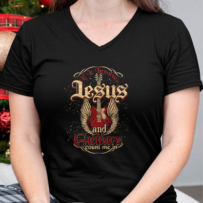 Christian Tee, Christian Faith Unisex T-Shirt/Hoodie/Sweatshirt HLT00 - Guitarist Guitar Musician Christian Music Jesus T-Shirt