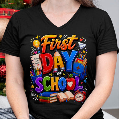 Best Student Shirt, Funny Back To School UnisexT-Shirt/Hoodie/Sweatshirt HLT00 - First Day of School Teacher Back to School Girls Boys T-Shirt