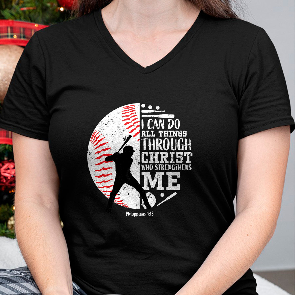 Christian Tee, Christian Faith Unisex T-Shirt/Hoodie/Sweatshirt HLT00 - Gifts Baseball Players Teens Boys Kids Christian Bible Verse T-Shirt