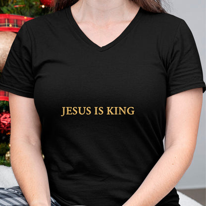 Christian Tee, Christian Faith Unisex T-Shirt/Hoodie/Sweatshirt HLT00 - Jesus is King Christian T-Shirt