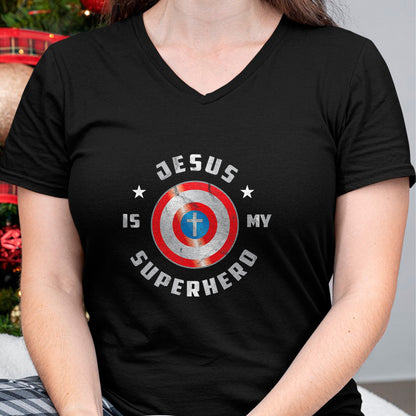 Christian Tee, Christian Faith Unisex T-Shirt/Hoodie/Sweatshirt HLT00 - Jesus is My Superhero Fun Christian Religious T-Shirt