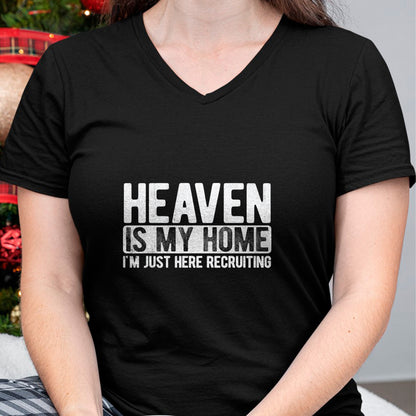 Christian Tee, Christian Faith Unisex T-Shirt/Hoodie/Sweatshirt HLT00 - Heaven Is My Home Christian Religious Jesus T-Shirt