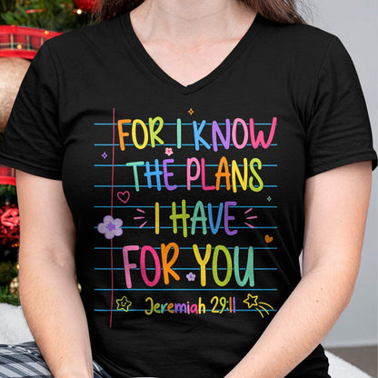 Best Student Shirt, Funny Back To School UnisexT-Shirt/Hoodie/Sweatshirt HLT00 - for I Know The Plans I Have for You Christian Back to School T-Shirt (1)