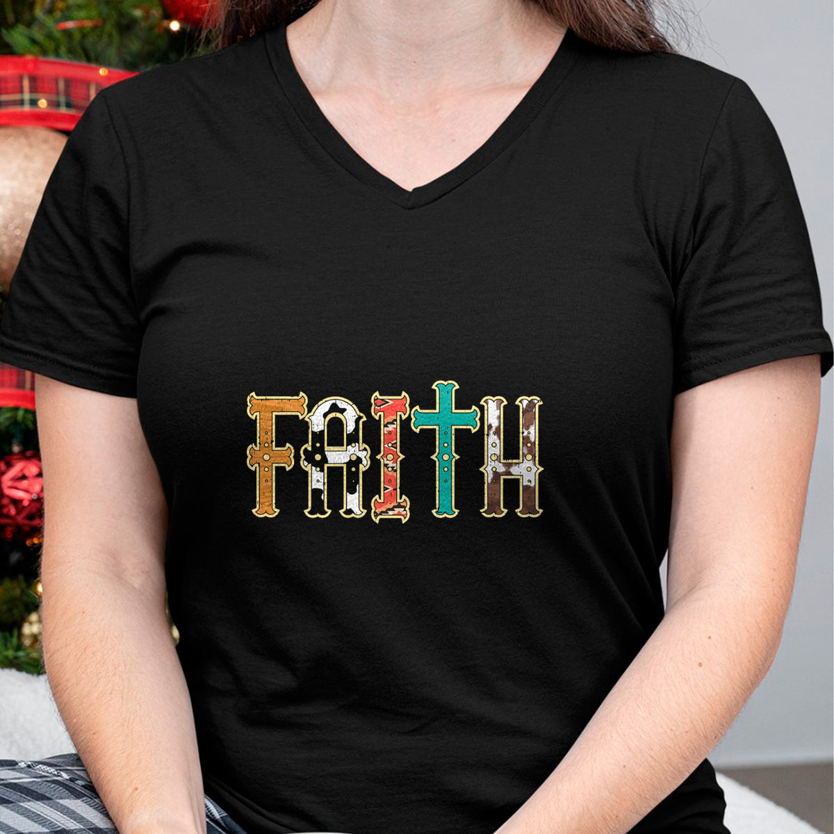 Christian Tee, Christian Faith Unisex T-Shirt/Hoodie/Sweatshirt HLT00 - Faith Patterns God Jesus Religious Christian Men Women Kids T-Shirt
