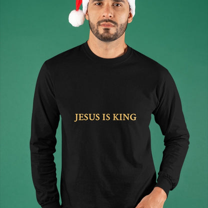 Christian Tee, Christian Faith Unisex T-Shirt/Hoodie/Sweatshirt HLT00 - Jesus is King Christian T-Shirt
