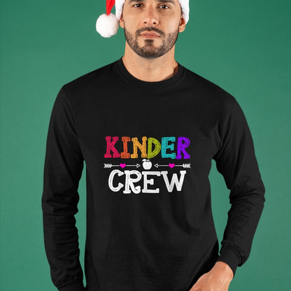 Best Student Shirt, Funny Back To School UnisexT-Shirt/Hoodie/Sweatshirt HLT00 - Kinder Crew Funny Kindergarten Teacher 1st Day of School T-Shirt