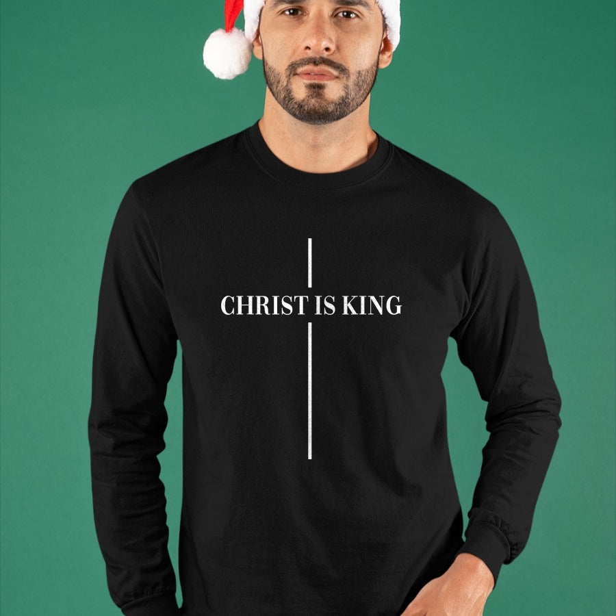 Christian Tee, Christian Faith Unisex T-Shirt/Hoodie/Sweatshirt HLT00 - Christian Christianity Christ Is King Jesus Christ Catholic T-Shirt