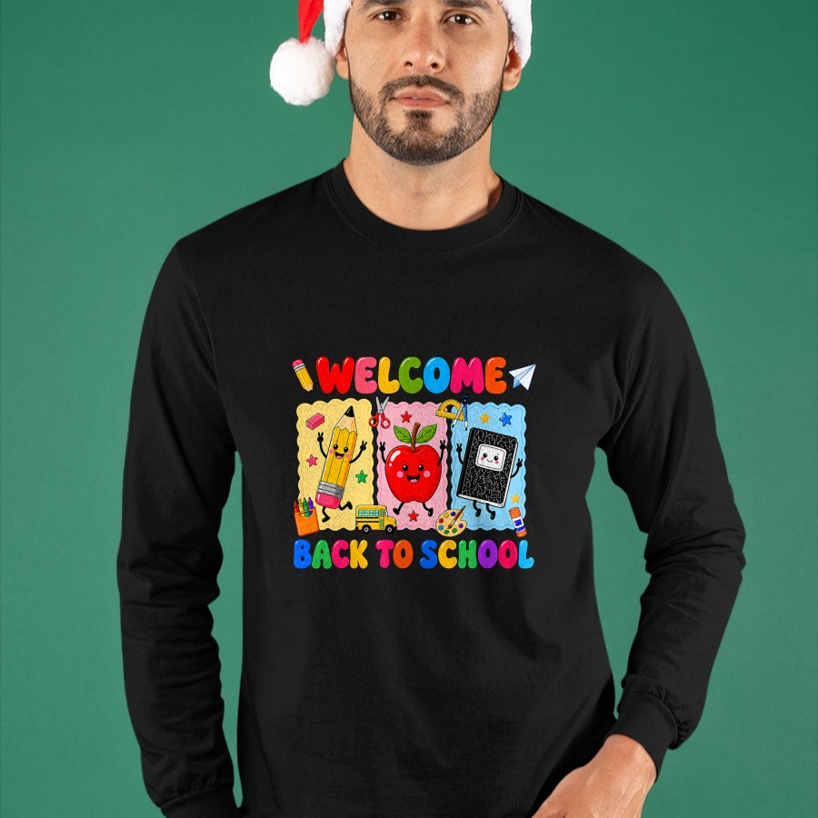 Best Student Shirt, Funny Back To School UnisexT-Shirt/Hoodie/Sweatshirt HLT00 - Back to School Welcome Back to School Pencil Boy Girl Kid T-Shirt