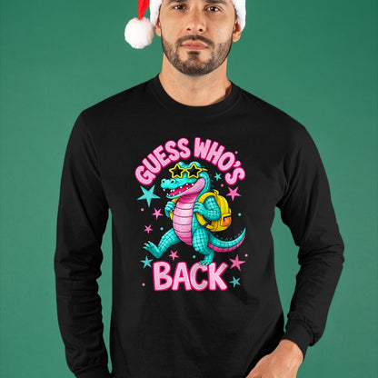 Best Student Shirt, Funny Back To School UnisexT-Shirt/Hoodie/Sweatshirt HLT00 - Guess Who_s Back Alligator Back to School Boy Girl Teacher T-Shirt