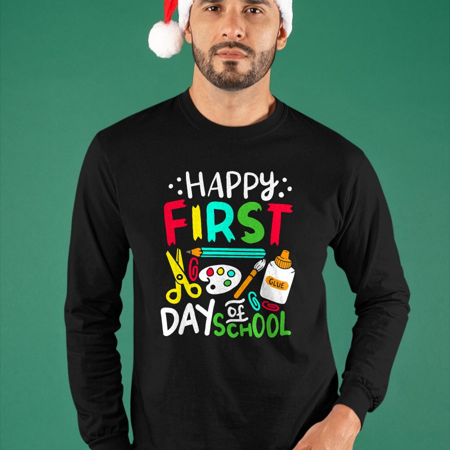 Best Student Shirt, Funny Back To School UnisexT-Shirt/Hoodie/Sweatshirt HLT00 - Happy First Day of School Teacher Back to School Student T-Shirt