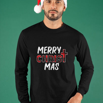 Christian Tee, Christian Faith Unisex T-Shirt/Hoodie/Sweatshirt HLT00 - Merry Christ Mas Christian Jesus Christmas Xmas T-Shirt