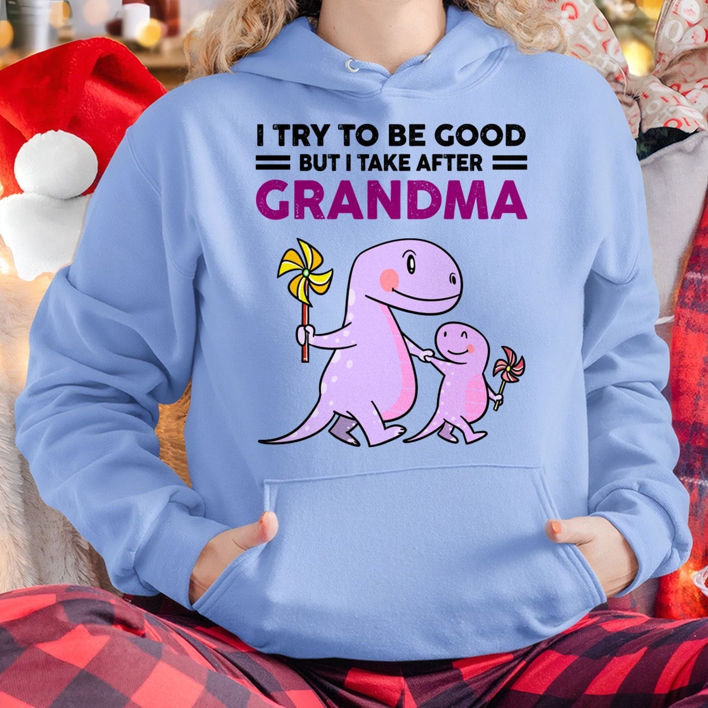 TRY TO BE GOOD BUT I TAKE AFTER GRANDMA- For granddaughter T shirt virgo00 (SKU07-87)