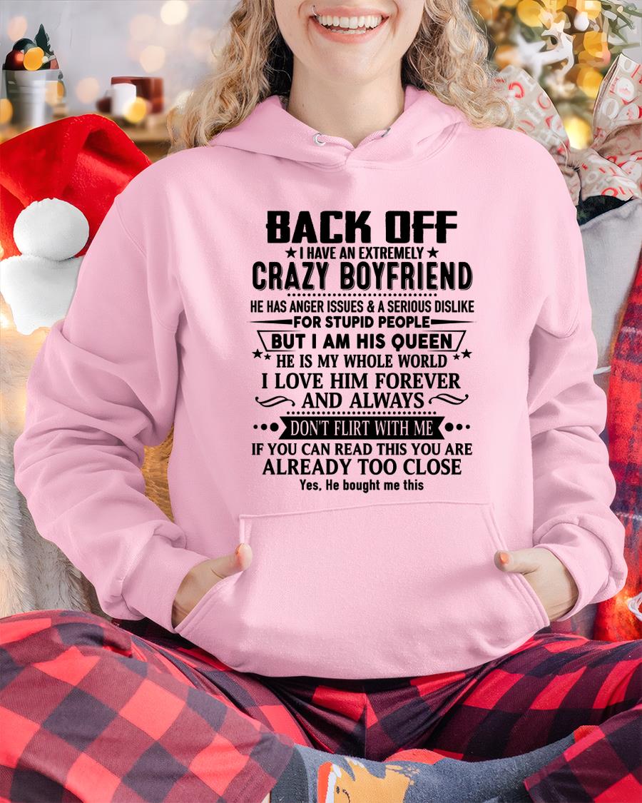 Back Off I Have An Extremely Crazy Boyfriend - - Gift For Wife From Husband - Virgo00 (SKUT-BACKOFF-00)