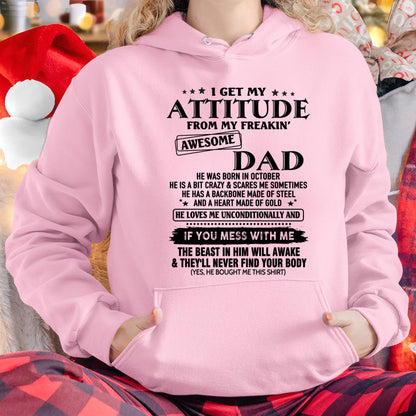 October - Gift For Son and Daughter From Dad - Virgo10 - (SKU-TDADC-10)