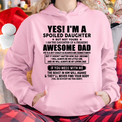 I'm Spoiled Daughter - Gift for Daughter from Dad - Virgo00 (SKU-TDD1206-00)