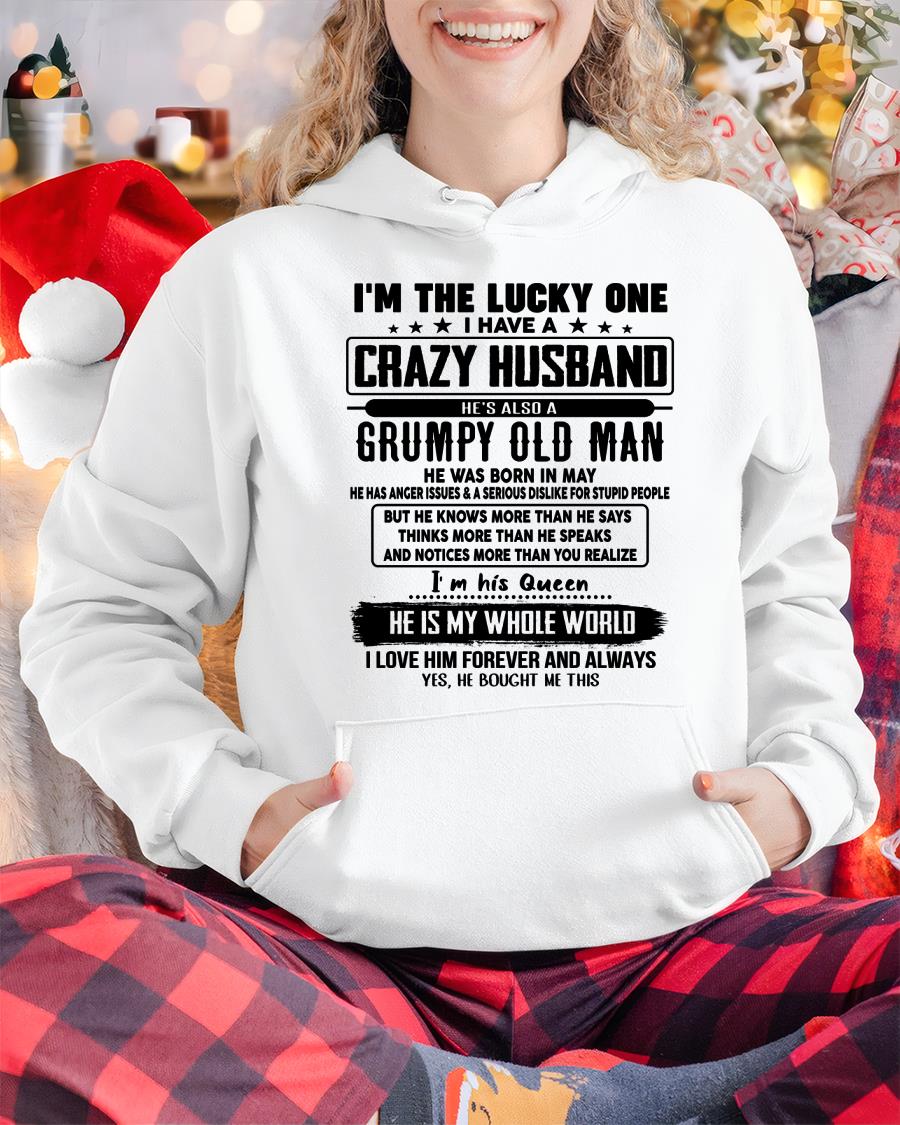 May - I am Lucky One I Have A Crazy Husband - Gift for Wife From Husband - Virgo05 (SKUT-LUCKYONE-05)