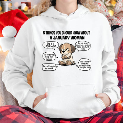 JANUARY SHIRT, 5 THINGS YOU SHOULD KNOW ABOUT THIS WOMAN - Virgo01 (SKU2604-311-01)