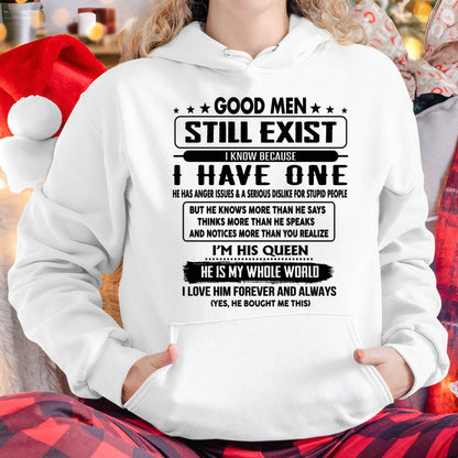 GOOD MEN STILL EXIST I KNOW BECAUSE HAVE ONE - GIFT FOR WIFE FROM HUSBAND - virgo00 (SKU-GM-00)