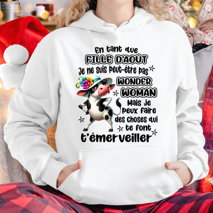 AOÛT SHIRT Je ne suis peut-être pas WONDER WOMAN - Virgo08 (SKU2605-39-08)