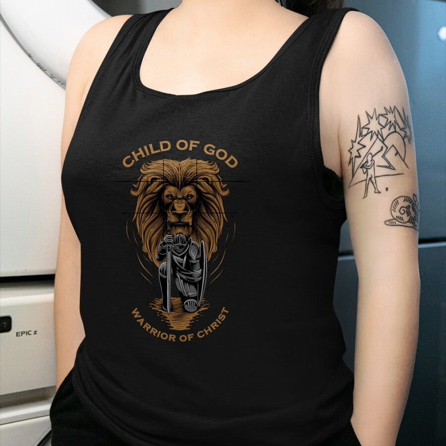 Christian Tee, Christian Faith Unisex T-Shirt/Hoodie/Sweatshirt HLT00 -  Child of God Warrior of Christ Jesus Christian Faith Graphic T-Shirt