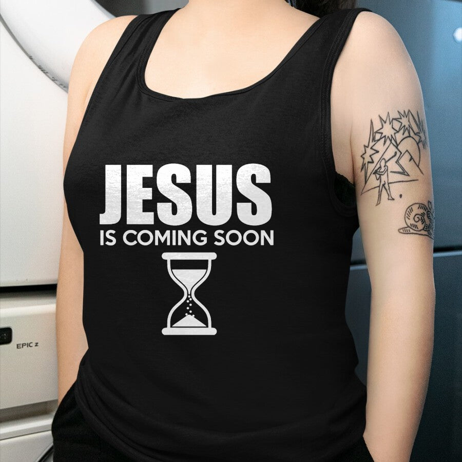 Christian Tee, Christian Faith Unisex T-Shirt/Hoodie/Sweatshirt HLT00 - Jesus Is Coming Soon Countdown til Jesus Christ T-Shirt