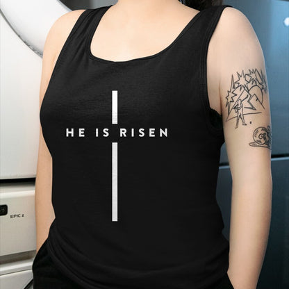 Christian Tee, Christian Faith Unisex T-Shirt/Hoodie/Sweatshirt HLT00 - He Is Risen Cross Jesus Easter Day Christmas Christians T-Shirt
