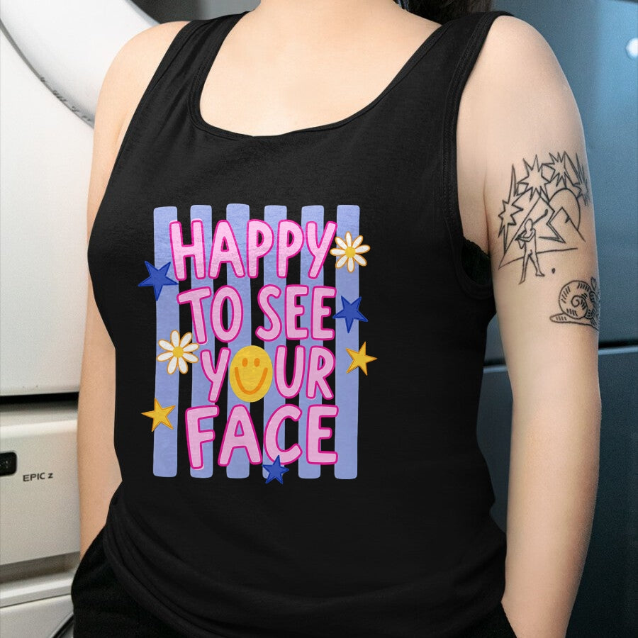 Best Student Shirt, Funny Back To School UnisexT-Shirt/Hoodie/Sweatshirt HLT00 - Happy to See Your face, Back to School T-Shirt