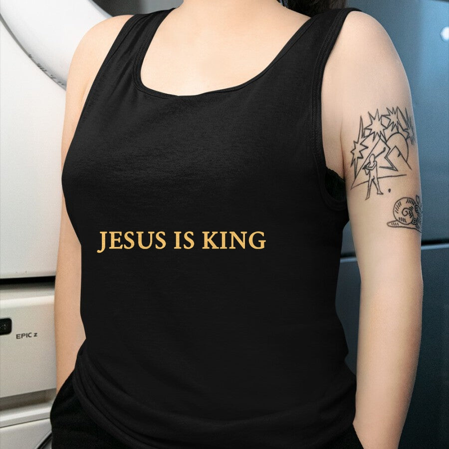 Christian Tee, Christian Faith Unisex T-Shirt/Hoodie/Sweatshirt HLT00 - Jesus is King Christian T-Shirt