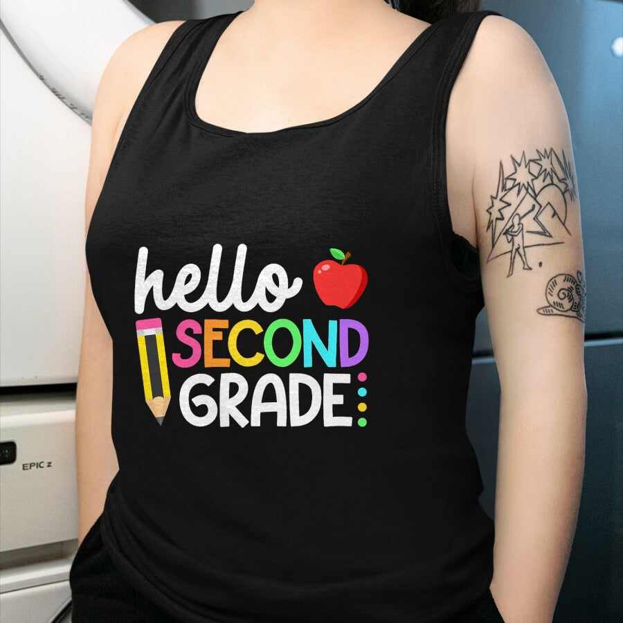 Best Student Shirt, Funny Back To School UnisexT-Shirt/Hoodie/Sweatshirt HLT00 - Hello Second Grade Team 2nd Grade Back to School Teacher Kid T-Shirt