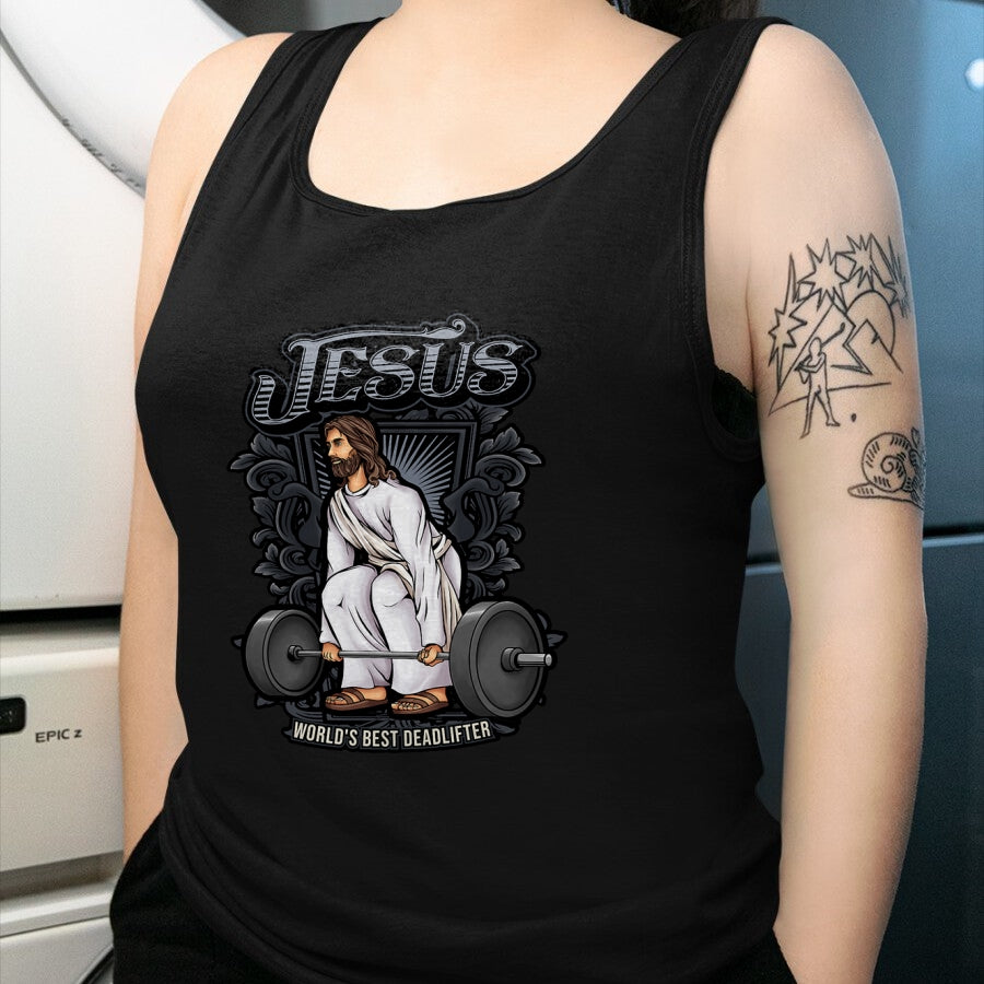 Christian Tee, Christian Faith Unisex T-Shirt/Hoodie/Sweatshirt HLT00 - Funny Jesus Christian Weight Lifting Men Women Gym Gag Gifts T-Shirt