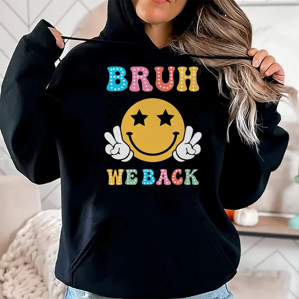 Best Student Shirt, Funny Back To School UnisexT-Shirt/Hoodie/Sweatshirt HLT00 - Bruh We Back Teachers Retro Back to School Boys Girls Kids T-Shirt