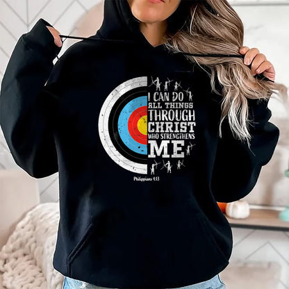 Christian Tee, Christian Faith Unisex T-Shirt/Hoodie/Sweatshirt HLT00 - Christian Archery Gifts Women Teen Girls Men Boys Religious T-Shirt