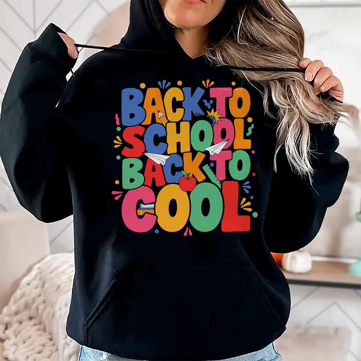 Best Student Shirt, Funny Back To School UnisexT-Shirt/Hoodie/Sweatshirt HLT00 - Back to School Back to Cool Retro First Day Look T-Shirt