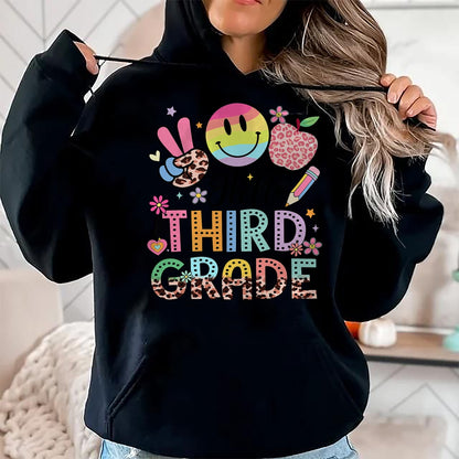 Best Student Shirt, Funny Back To School UnisexT-Shirt/Hoodie/Sweatshirt HLT00 - Hello 3rd Grade Boy Girl Teacher Back to School 3rd Grade T-Shirt
