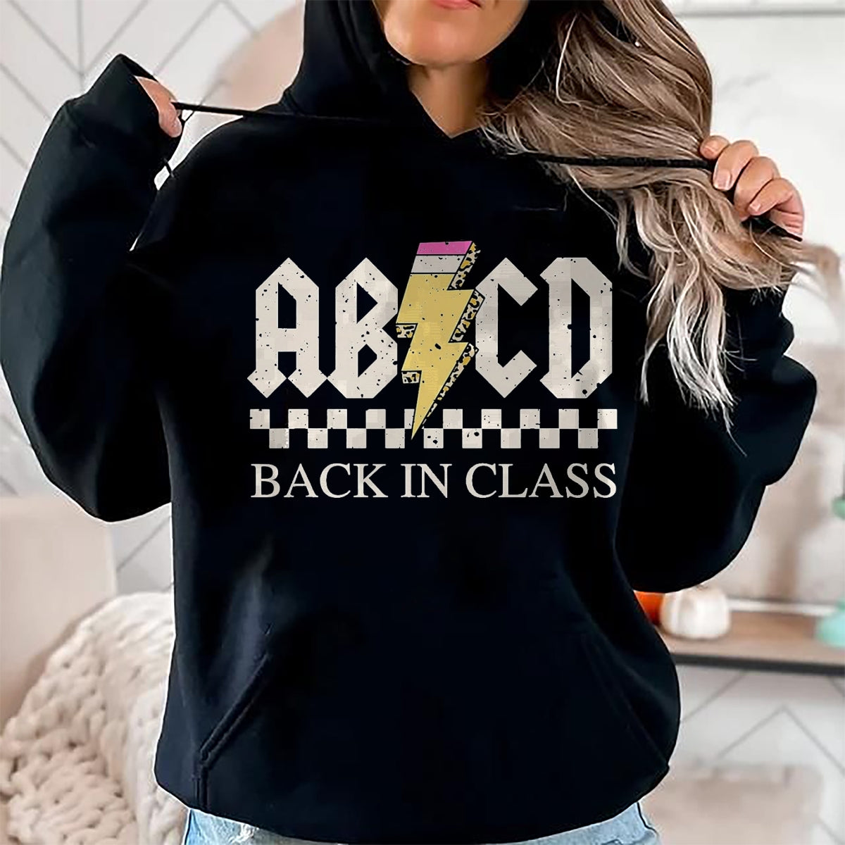 Best Student Shirt, Funny Back To School UnisexT-Shirt/Hoodie/Sweatshirt HLT00 - Boys Girls Teachers Rock Back to School ABCD Back in Class T-Shirt, Men, Black, 3X-Large