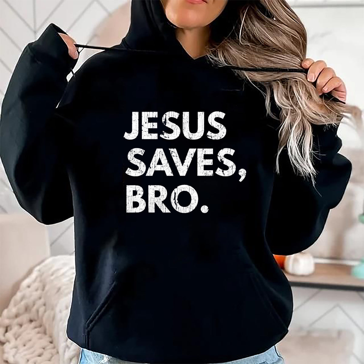 Christian Tee, Christian Faith Unisex T-Shirt/Hoodie/Sweatshirt HLT00 - Jesus Saves Bro Vintage Pro Christian Religious Believer T-Shirt