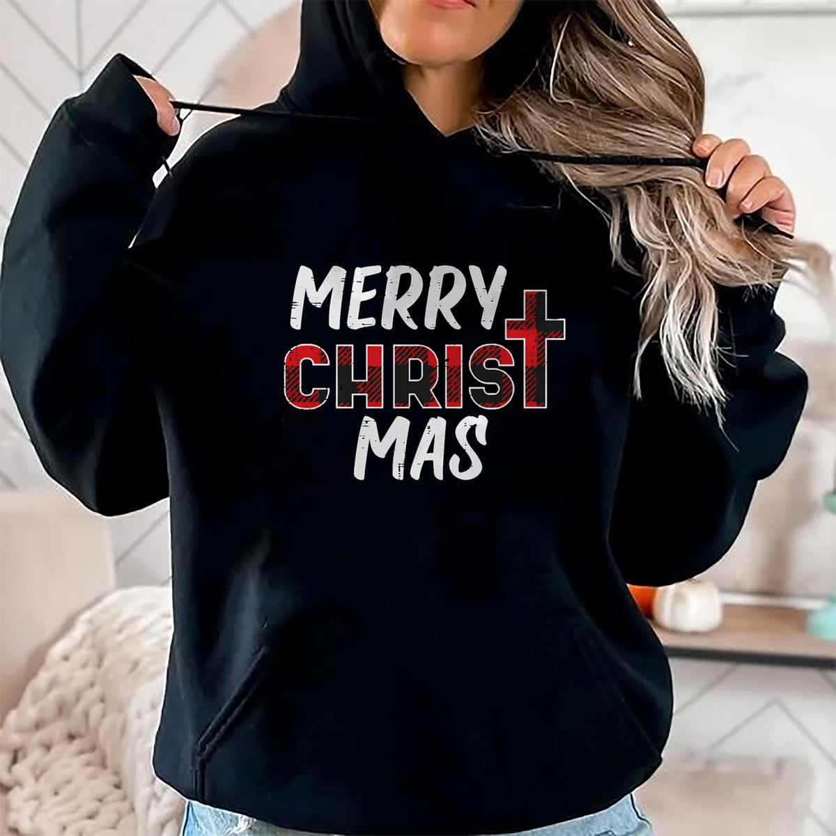 Christian Tee, Christian Faith Unisex T-Shirt/Hoodie/Sweatshirt HLT00 - Merry Christ Mas Christian Jesus Christmas Xmas T-Shirt