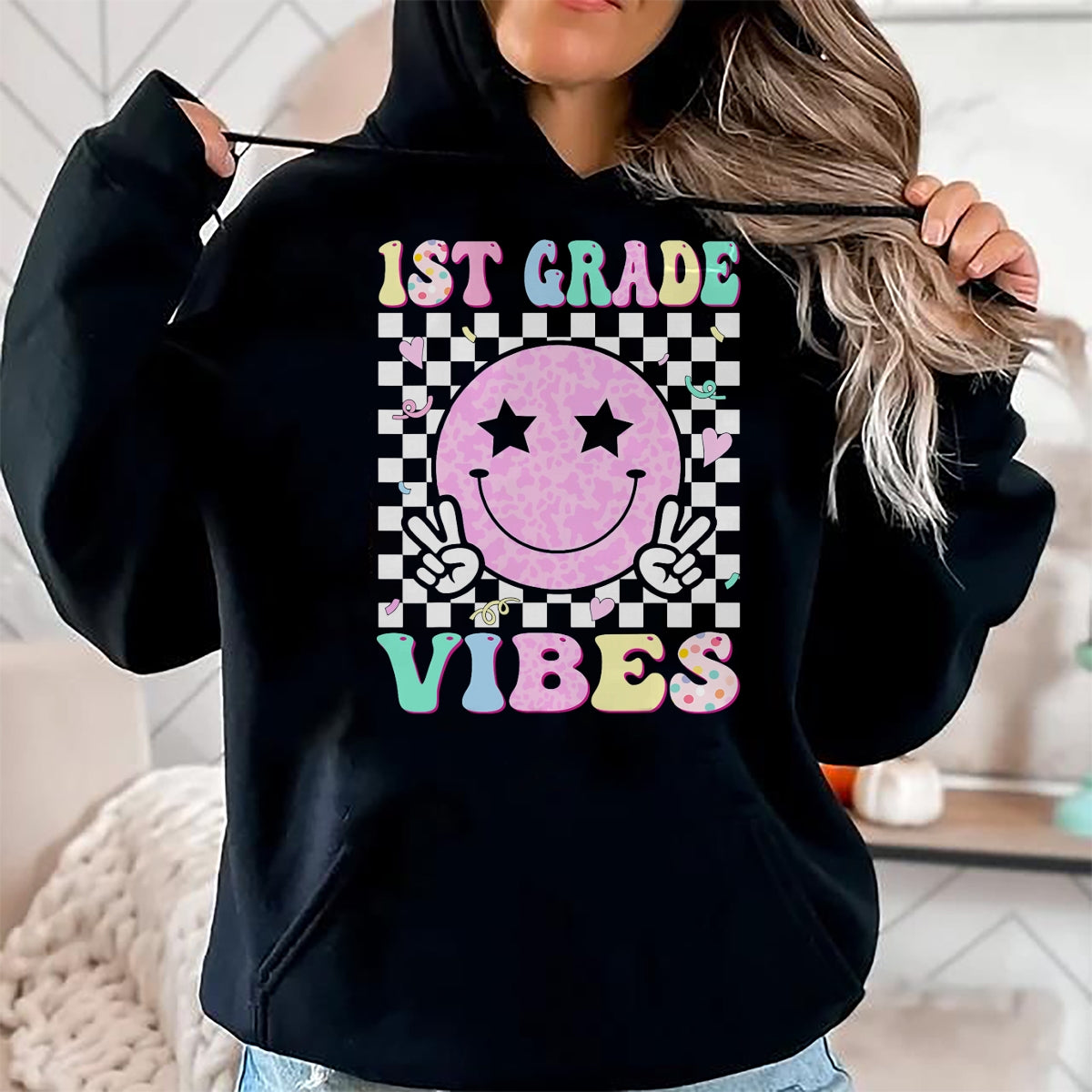 Best Student Shirt, Funny Back To School UnisexT-Shirt/Hoodie/Sweatshirt HLT00 - 1st Grade Vibes First Day of School 1st Grade First Grade T-Shirt