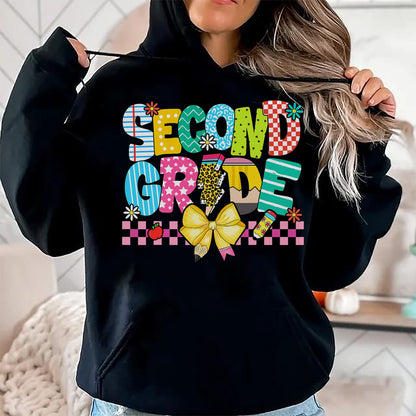 Best Student Shirt, Funny Back To School UnisexT-Shirt/Hoodie/Sweatshirt HLT00 - 2nd Grade For Girls Boy Teacher Second Grade Back to School T-Shirt