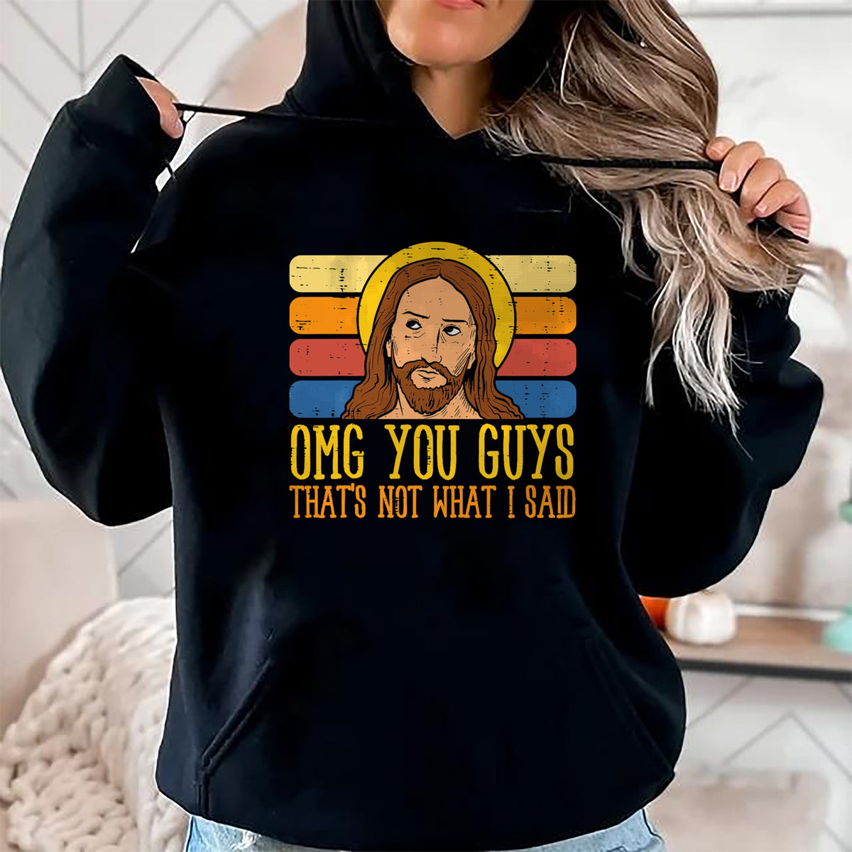Christian Tee, Christian Faith Unisex T-Shirt/Hoodie/Sweatshirt HLT00 - Jesus Thats Not What Said Religious God Christian Men Women T-Shirt