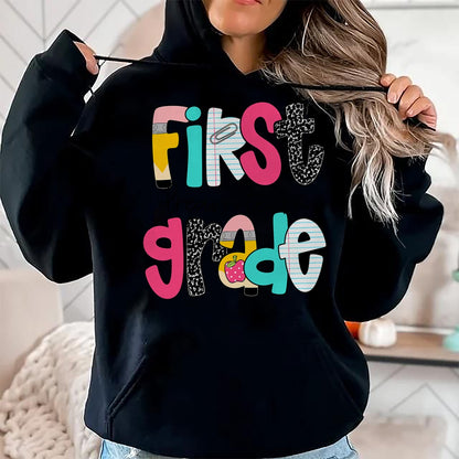 Best Student Shirt, Funny Back To School UnisexT-Shirt/Hoodie/Sweatshirt HLT00 - First Grade Dream Team Back to School 1st Grade Teacher T-Shirt