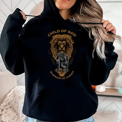 Christian Tee, Christian Faith Unisex T-Shirt/Hoodie/Sweatshirt HLT00 -  Child of God Warrior of Christ Jesus Christian Faith Graphic T-Shirt (1)