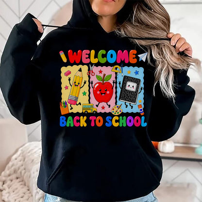 Best Student Shirt, Funny Back To School UnisexT-Shirt/Hoodie/Sweatshirt HLT00 - Back to School Welcome Back to School Pencil Boy Girl Kid T-Shirt
