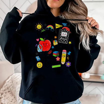 Best Student Shirt, Funny Back To School UnisexT-Shirt/Hoodie/Sweatshirt HLT00 - Happy to See Your Face School Supplies Back to School Kids T-Shirt