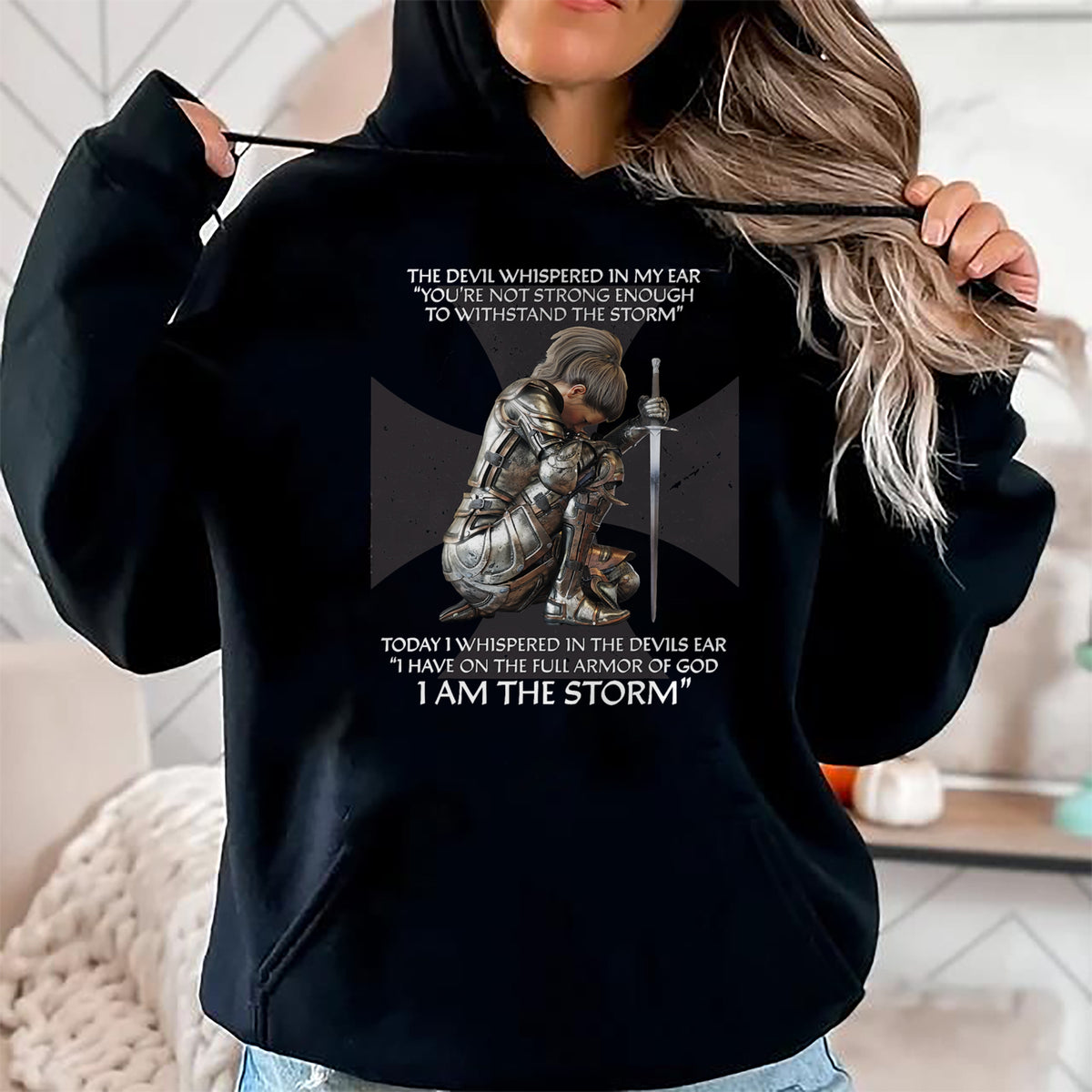 Christian Tee, Christian Faith Unisex T-Shirt/Hoodie/Sweatshirt HLT00 - Christian Bible - Christian Bible Verse Religious Cross Gifts Women Cute Faith Short Sleeve T-Shirt