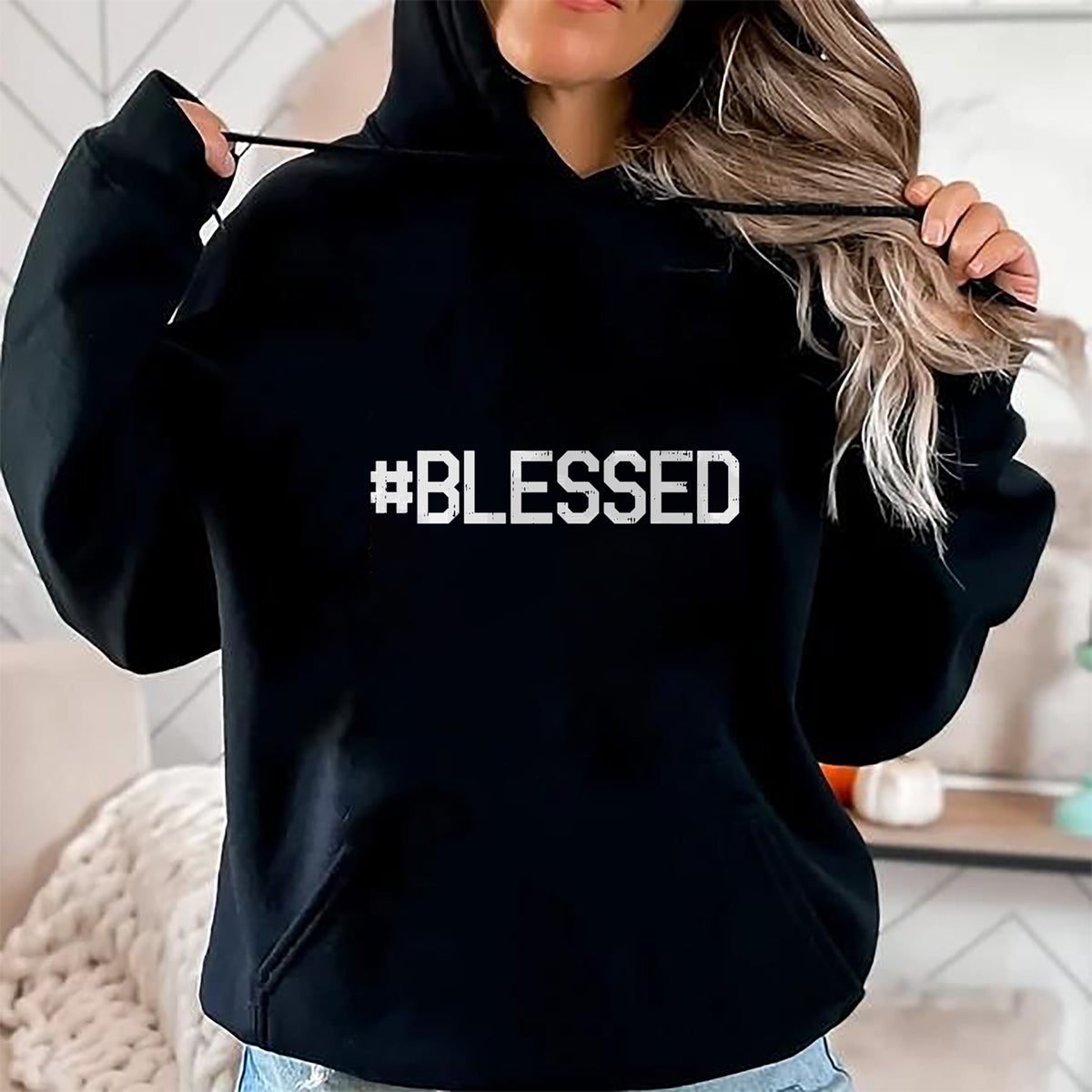 Christian Tee, Christian Faith Unisex T-Shirt/Hoodie/Sweatshirt HLT00 -  Blessed God Jesus Christ Faith Religious Christian Gift T-Shirt
