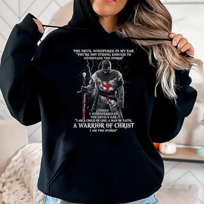 Christian Tee, Christian Faith Unisex T-Shirt/Hoodie/Sweatshirt HLT00 -  A Warrior of christ Tshirt T-Shirt