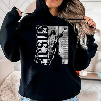 Christian Tee, Christian Faith Unisex T-Shirt/Hoodie/Sweatshirt HLT00 - Jesus Christ God King Lord Savior Strength Prayer Christian T-Shirt