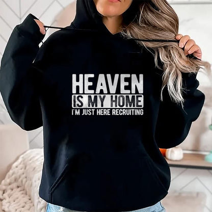 Christian Tee, Christian Faith Unisex T-Shirt/Hoodie/Sweatshirt HLT00 - Heaven Is My Home Christian Religious Jesus T-Shirt